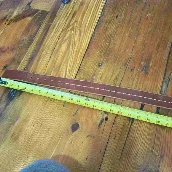 Kookai Cow Leather Brown Belt - Picture 4 of 7